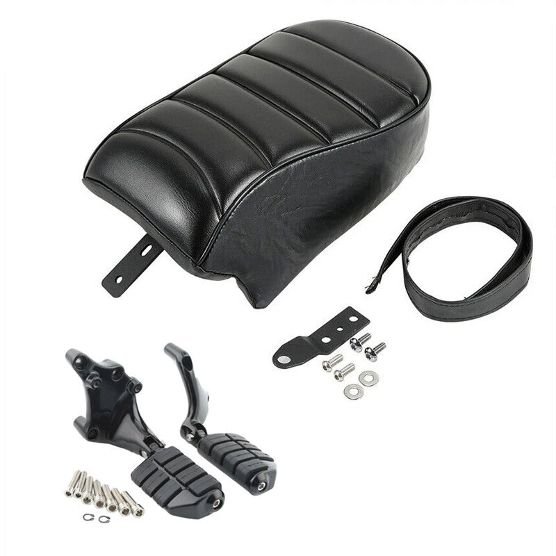 Passenger Seat Footpeg Mount Fit For Harley Sportster Iron XL883 1200 2016-2022