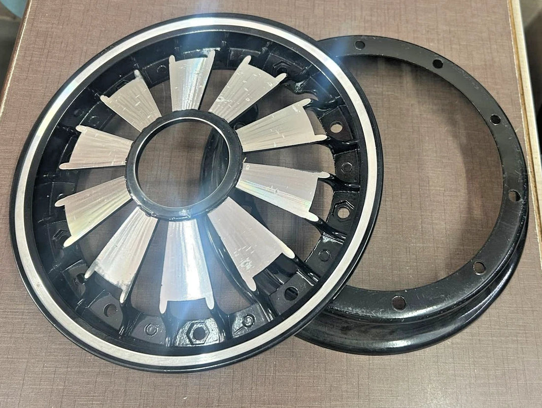 For Vespa 125 150 Super ardor Black Silver 10 Inch Front Wheel
