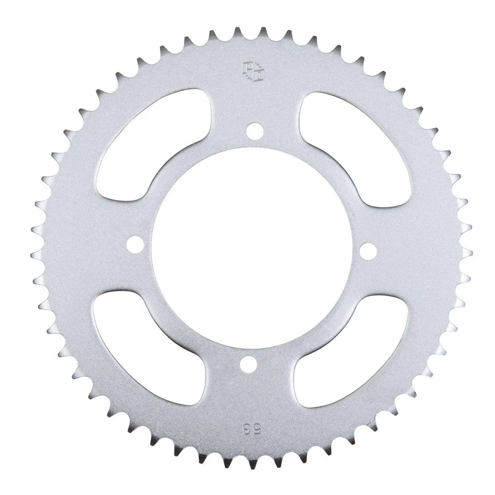 Primary Drive Rear Steel Sprocket 53 Tooth Silver For Kawasaki KX85 2001-2023