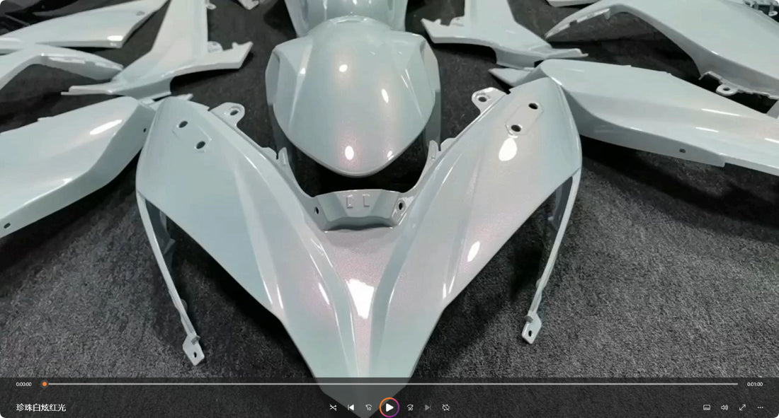 Pearl White Fairing Kit w/Tank Cover Fit for Kawasaki Ninja 650 2017-2019 EX650