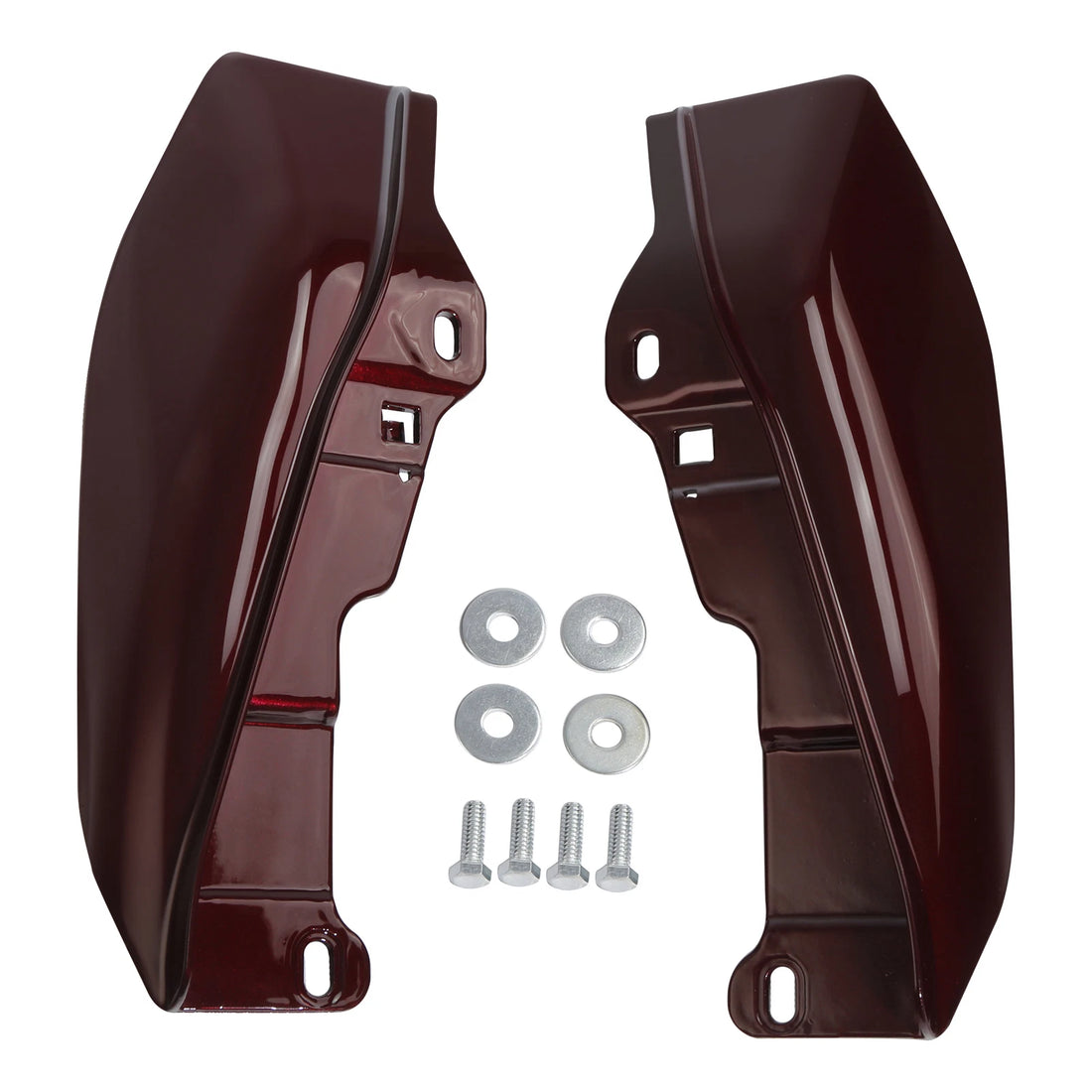 Mid Frame Air Deflectors Fit For Harley Street Glide 09-23 Mysterious Red Sunglo