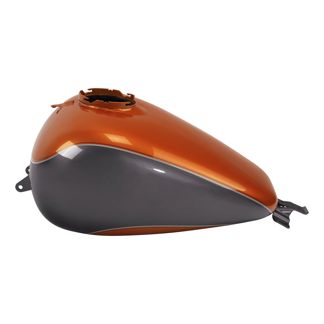 Fuel Gas Tank Fit For Harley Electra Glide 2008-24 Amber Whiskey/Charcoal Pearl