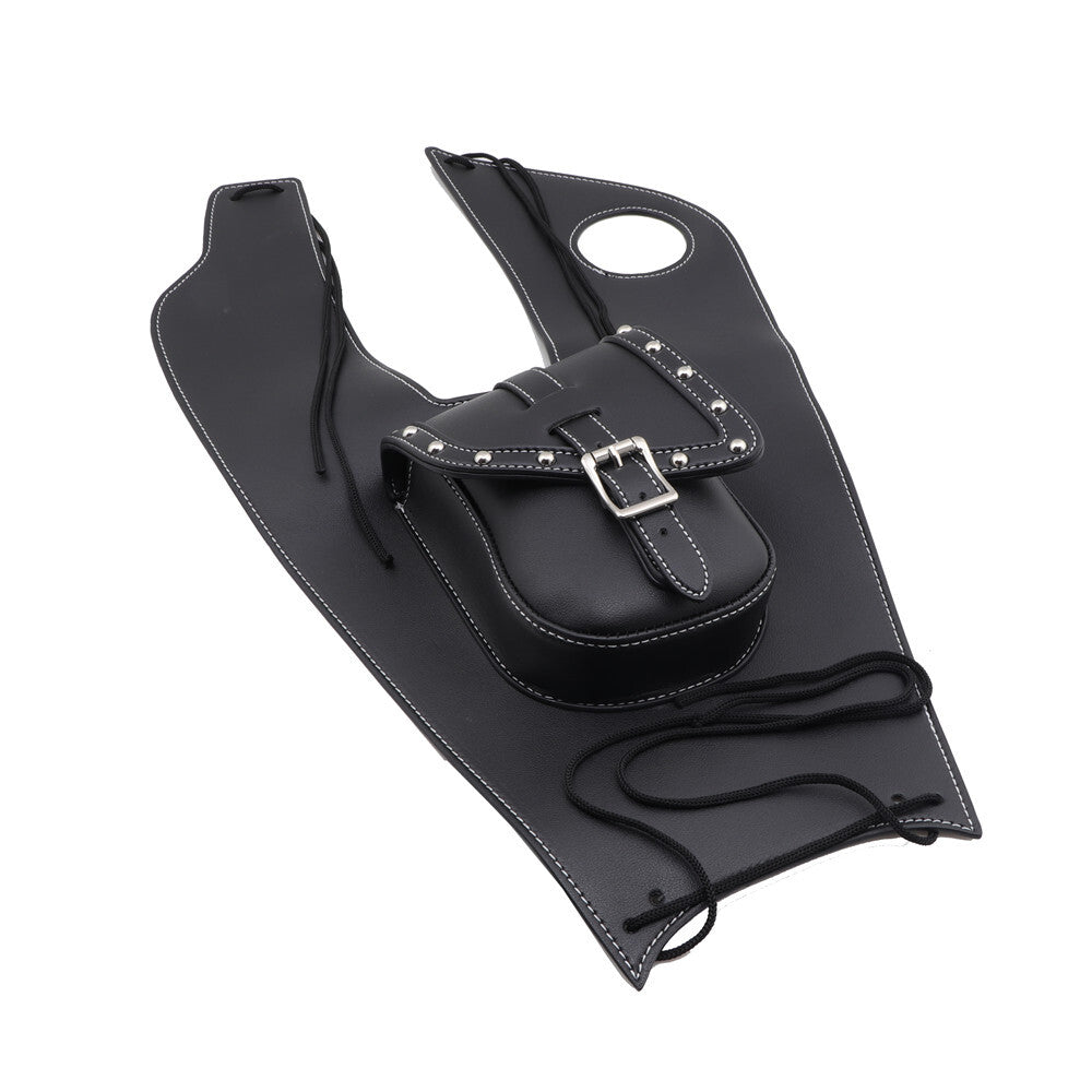 PU Leather Tank Cap Panel Cover Bag For Honda Shadow 750 C2 C4 RC50 2004-2011