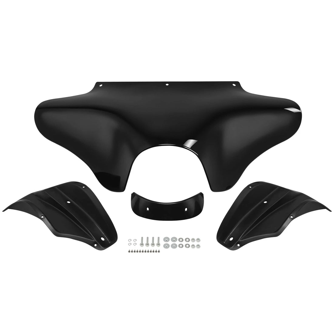 Vivid Black Outer Batwing Fairing Fit For Yamaha V-Star 650 1100 Classic XVS650A