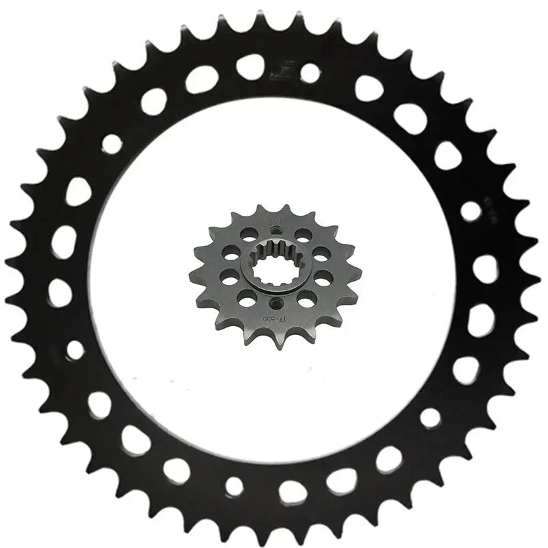 530 17T 43T Front Rear Sprocket for Honda VFR800 RC46 98-01