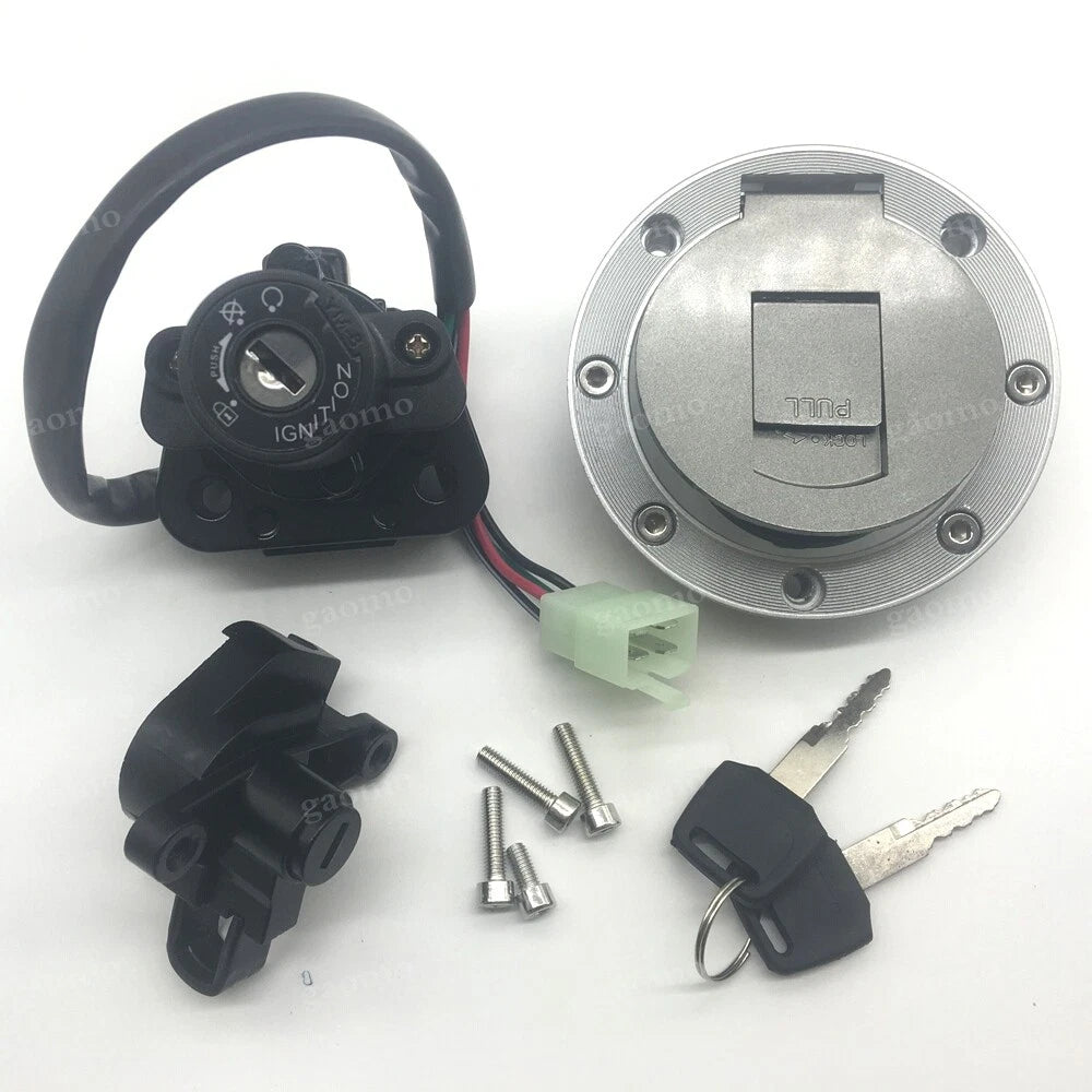 Fuel Gas Cap Ignition Switch Seat Key Set For Yamaha YZF600R 1996-2003 XJR1200
