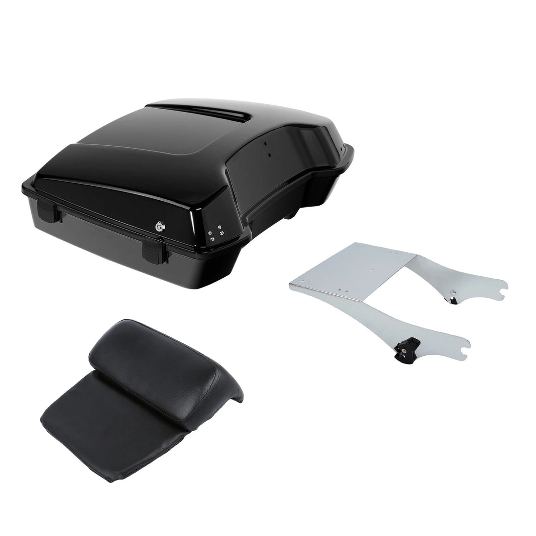 Razor Trunk Backrest Mount Rack Fit For Harley Road King Glide 1997-2008