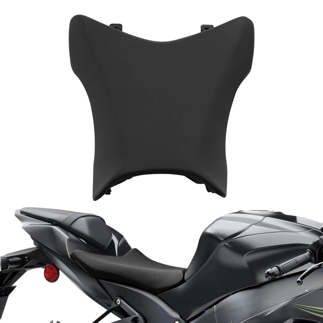 Motorcycle Driver Seat Cushion Fit For Kawasaki Ninja ZX10R 2016-2020 Black