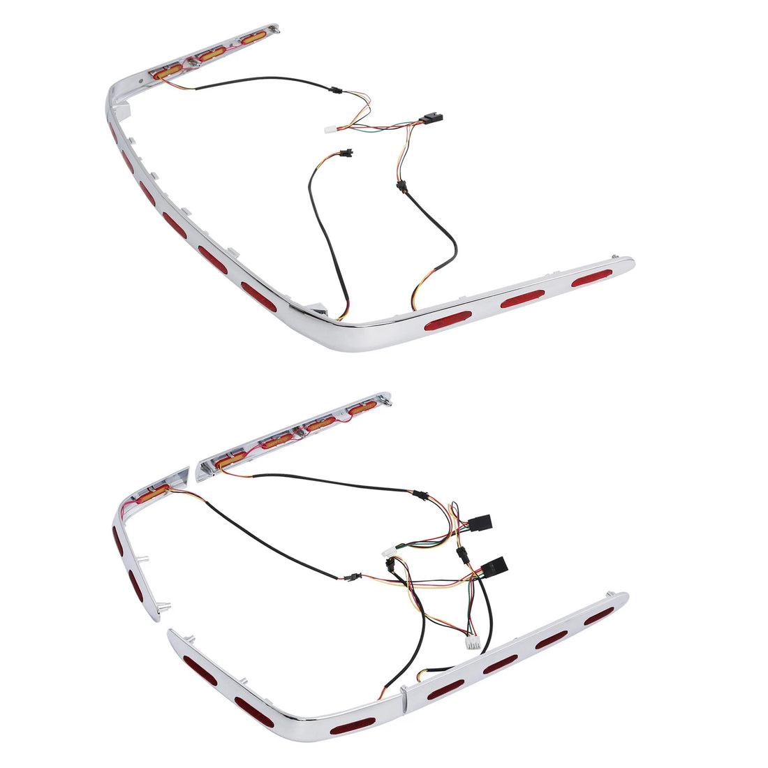 Trunk & Saddlebag Decoration Trim LED Light Fit for Honda Goldwing 1800 2001-11
