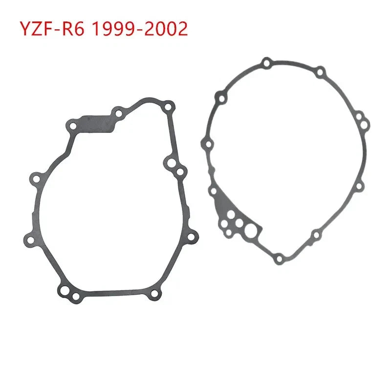 Crankcase Clutch Generator Cover Gaskets For Yamaha YZFR6 YZF-R6 1999-2002