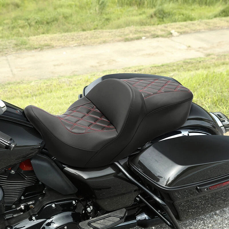 Driver & Passenger Seat Fit For Harley Touring Ultra Limited Street Glide 09-23