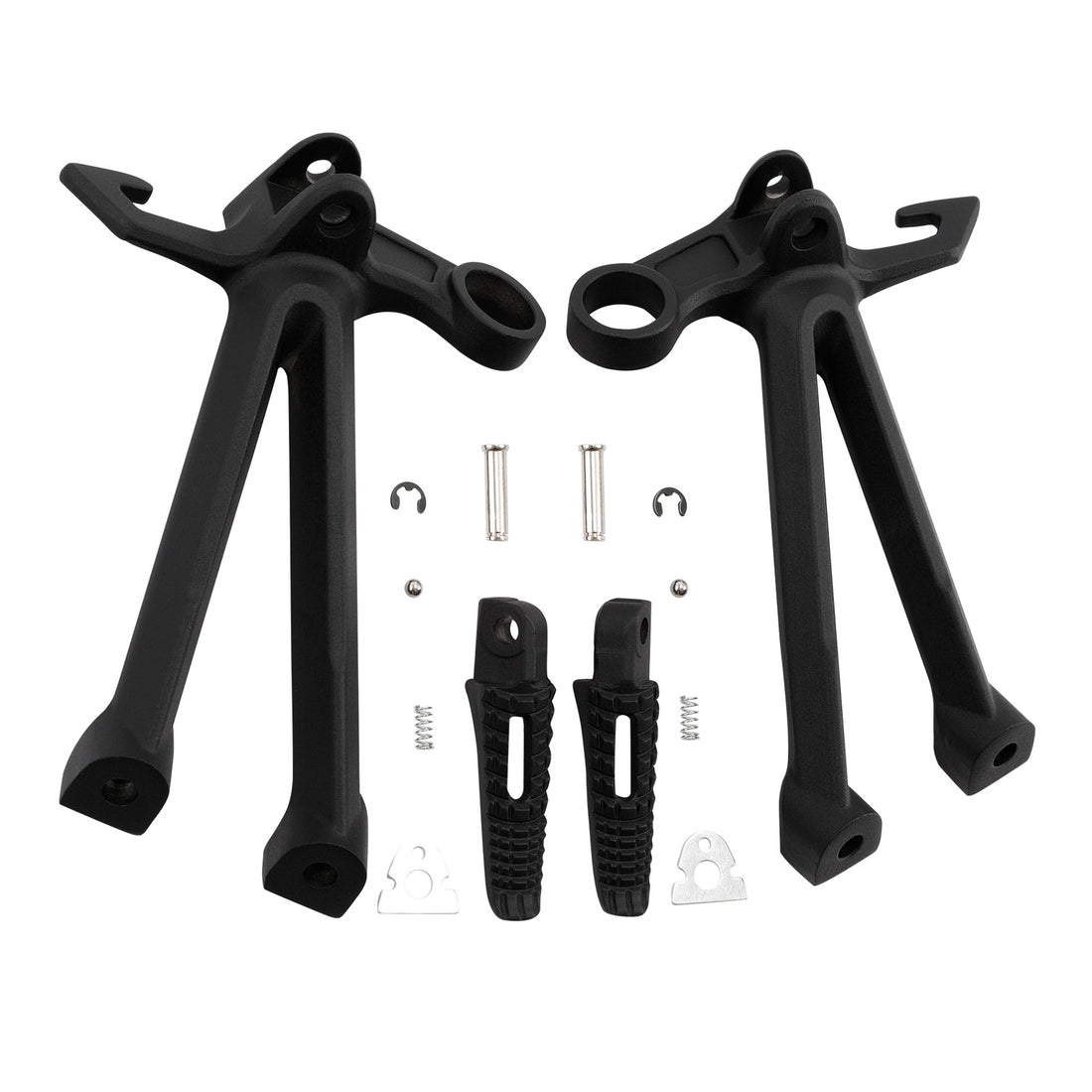 Passenger Footrest Footpegs Bracket Fit For Suzuki GSXR1000 2007-2008 Sand Black
