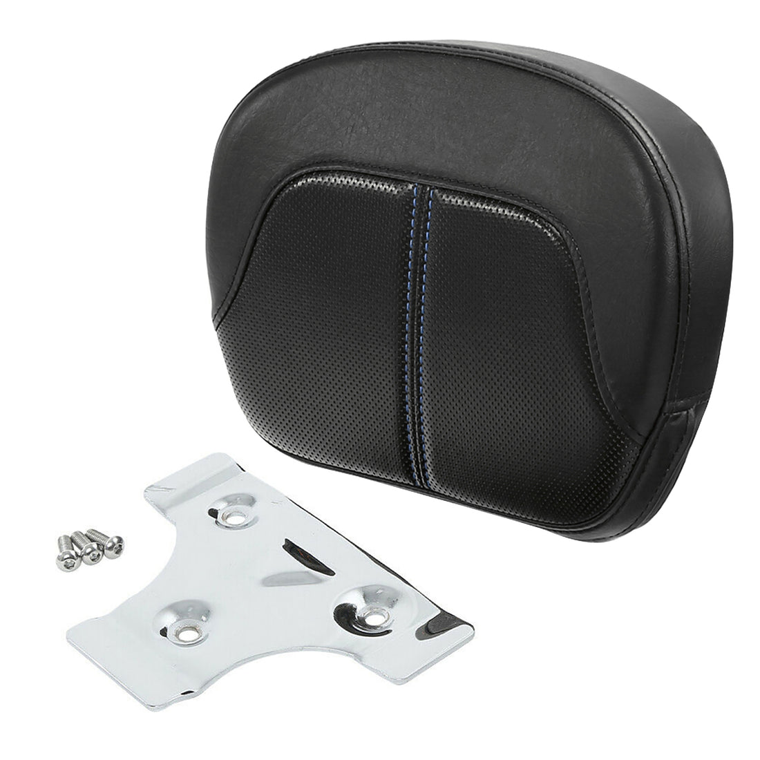 Sissy Bar Passenger Backrest Pad Fits For Harley Touring Road King Street Glide