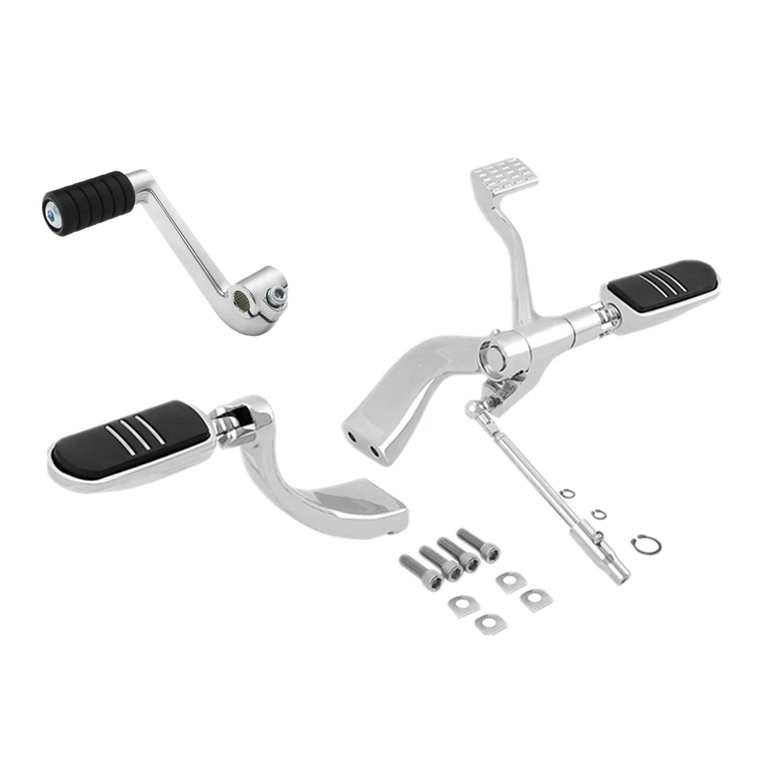 Mid Control Shifter Lever Footpegs Kit Fit For Harley Sportster XL1200 883 14-22