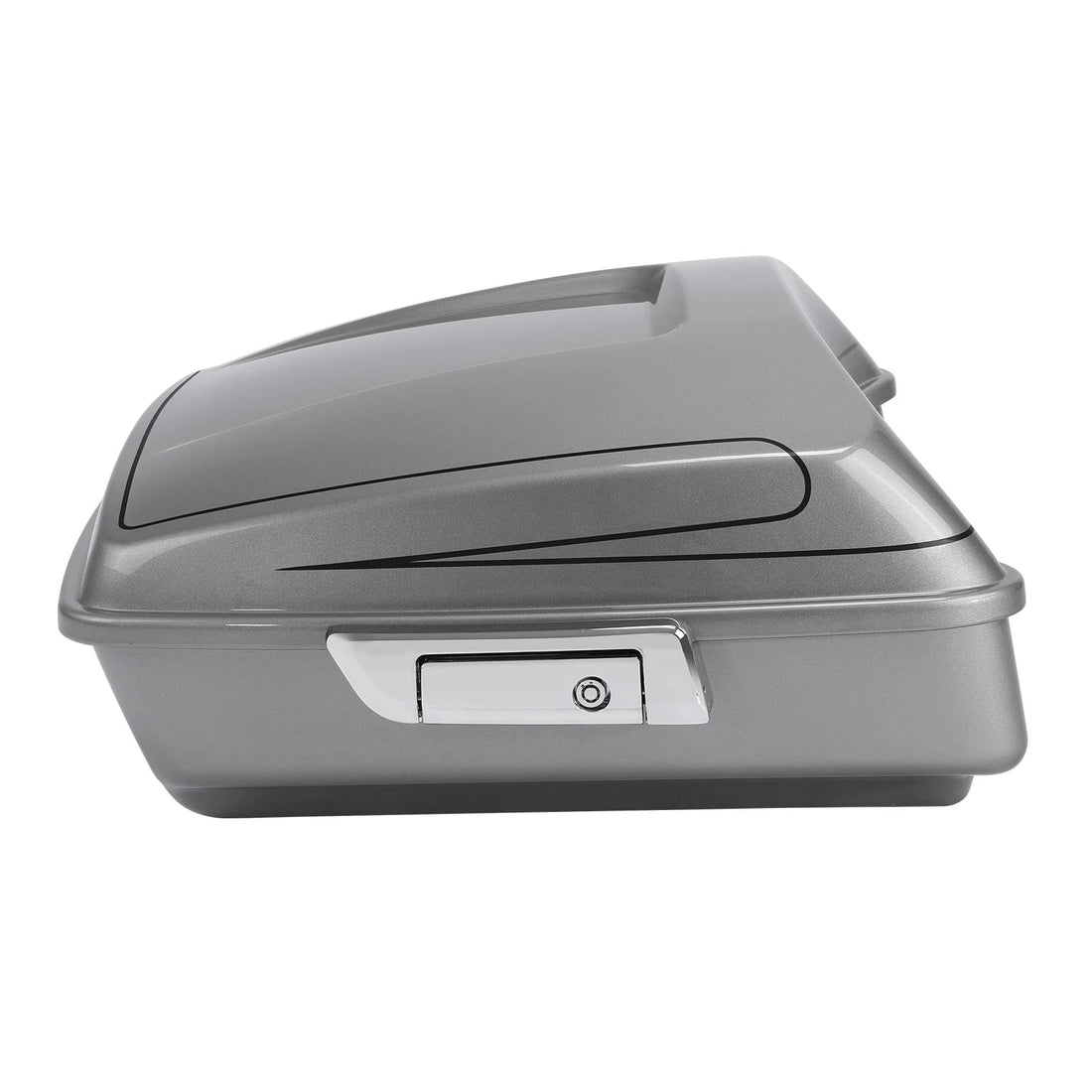 Chopped Trunk Fit For Harley Road Glide FLTR 14-24 Dark Platinum Pinstripe