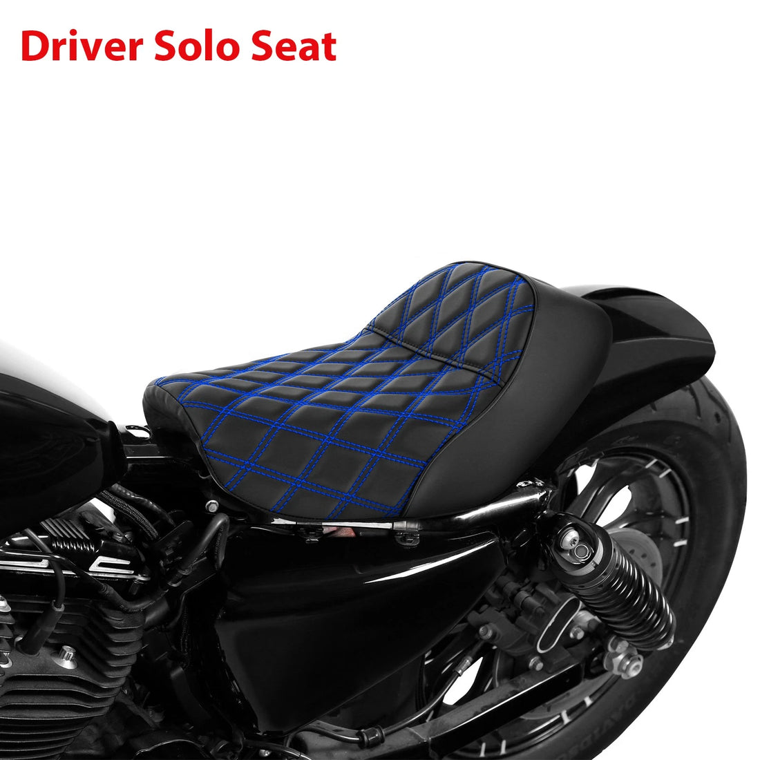 Front Driver Rider Solo Seat Fit For Harley Sportster 883 1200 72 48 10-22