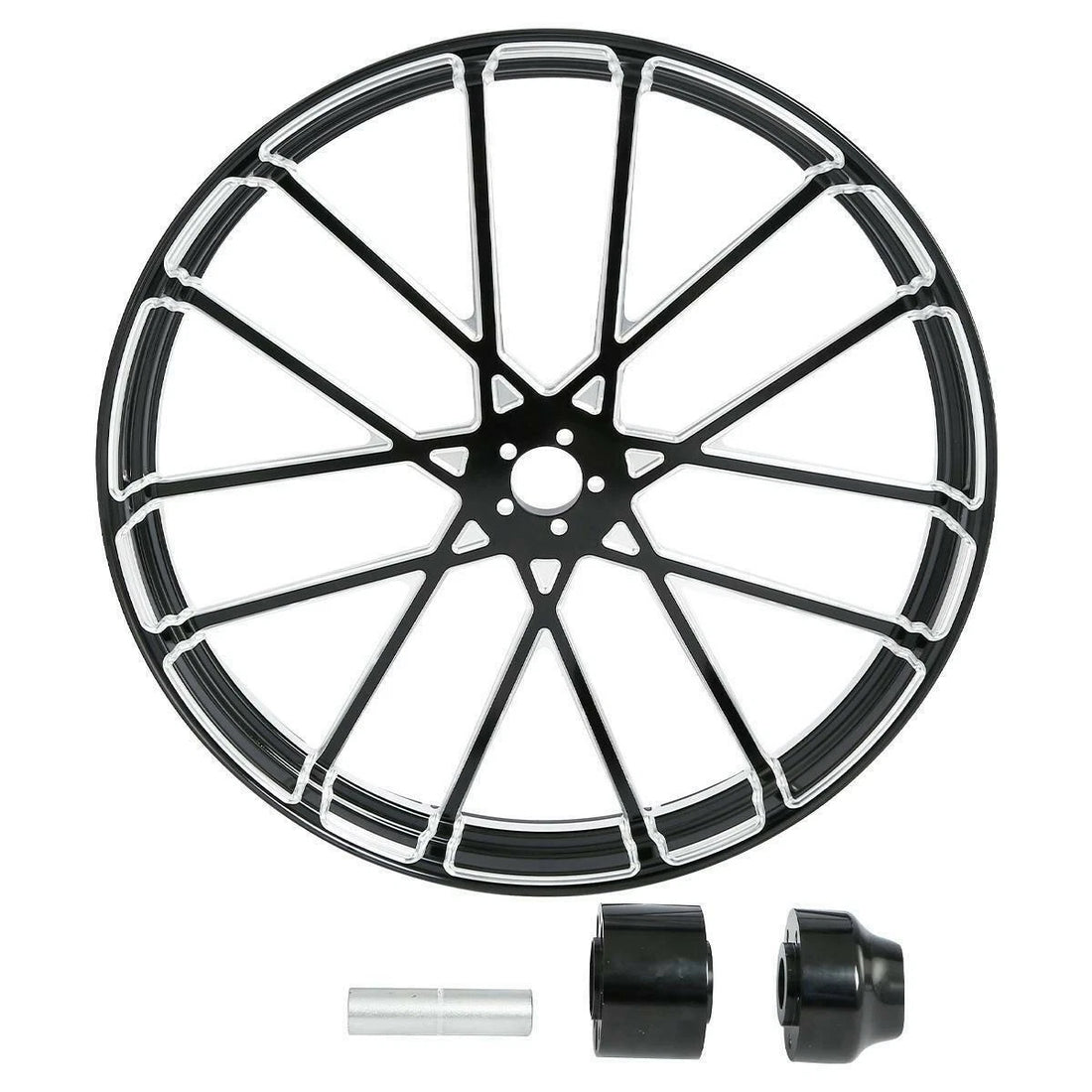 23" x 3.5" Front Wheel Rim Hub Single Disc Fit For Harley Road Glide ABS 1997-21