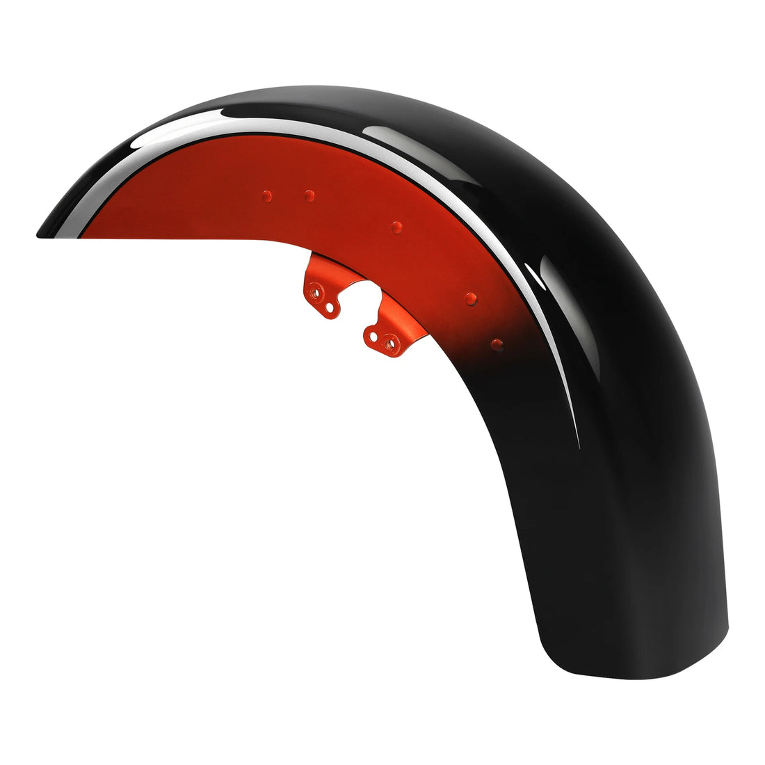 Front Fender Fit For Harley Street Glide 14-2024 Sunset Orange/Sunset Black Fade