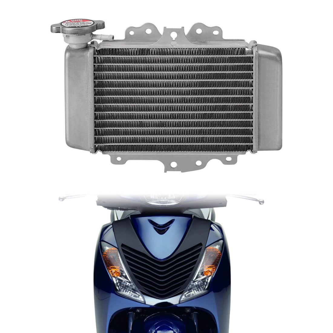 Radiator Cooler Cooling Fit For Honda SH150 SH125 Injection 2005-2012 2006 2007