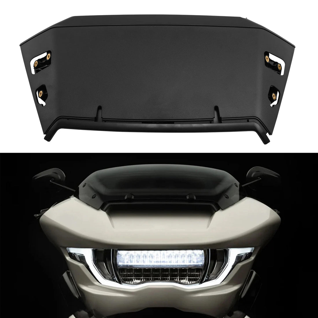 Inner Fairing Cover Air Vent Duct Fit For Harley Touring Cvo Road Glide 23-26