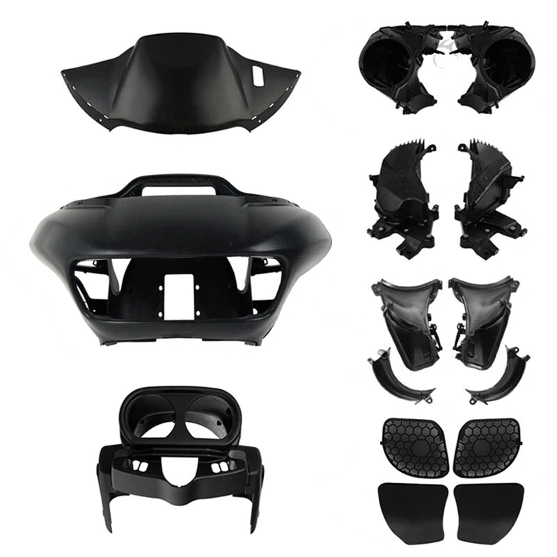 Matte Speaker Box Air Duct Instrument Fairings Fit For Harley Road Glide 2015-23