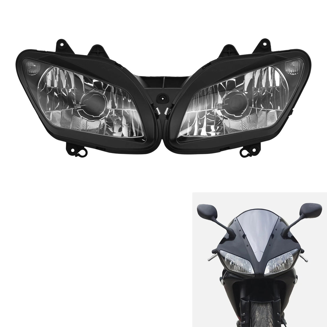 Front Headlight Light Lamp Assembly Fit For Yamaha YZF-R1 Yzf R1 2002-2003 02 03