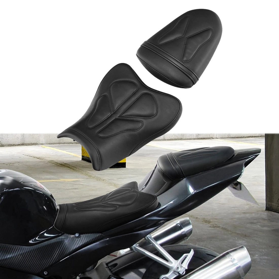 Driver & Passenger Seat Saddle Fit For Suzuki GSXR1000 2007-2008