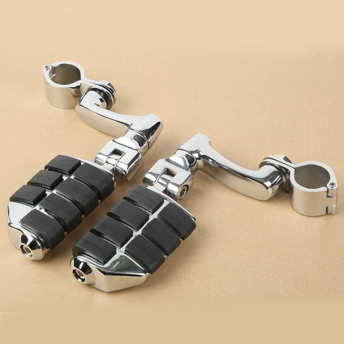 32mm 1 1/4'' 360 Adjustable Highway Engine Guards Footpeg Pegs Mount For Harley