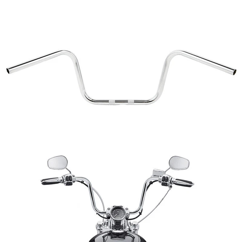 10" Rise Ape Hanger 1" Handlebar Fit For Harley Heritage Softail Sportster XL883