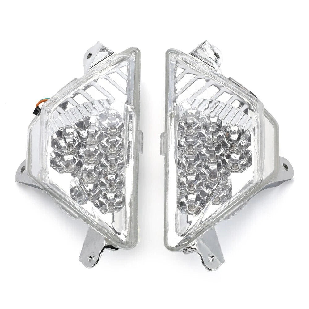 For Kawasaki Ninja 300/400/650/1000 ZX6R/ZX636 Clear Front LED Turn Signal Light