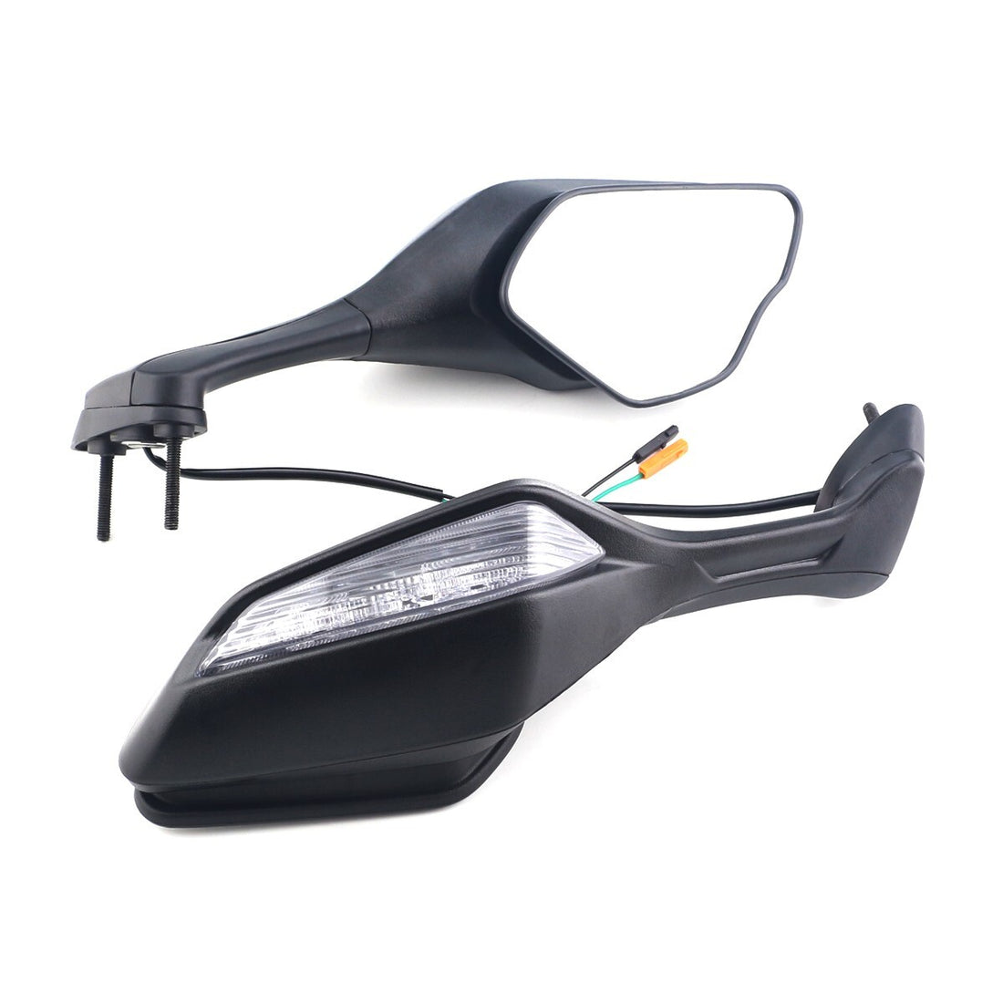 Rearview Mirrors With Turn Signal Light LED For Honda CBR1000RR 2017-2024 2018