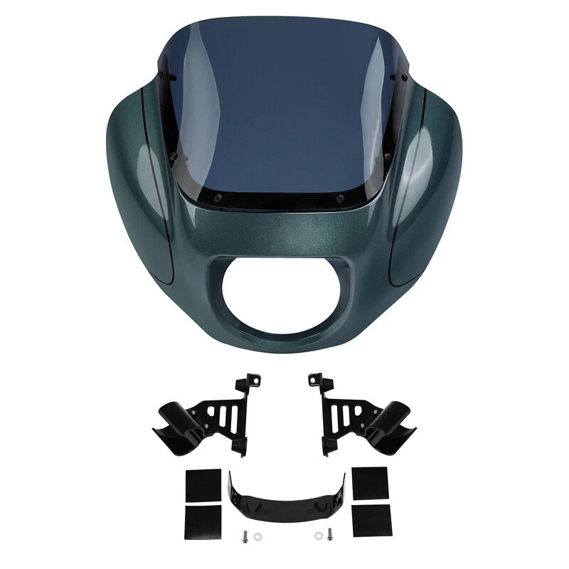 Fairing Windshield W/ Bracket Fit For Harley Softail Low Rider 2018-24 19 Spruce