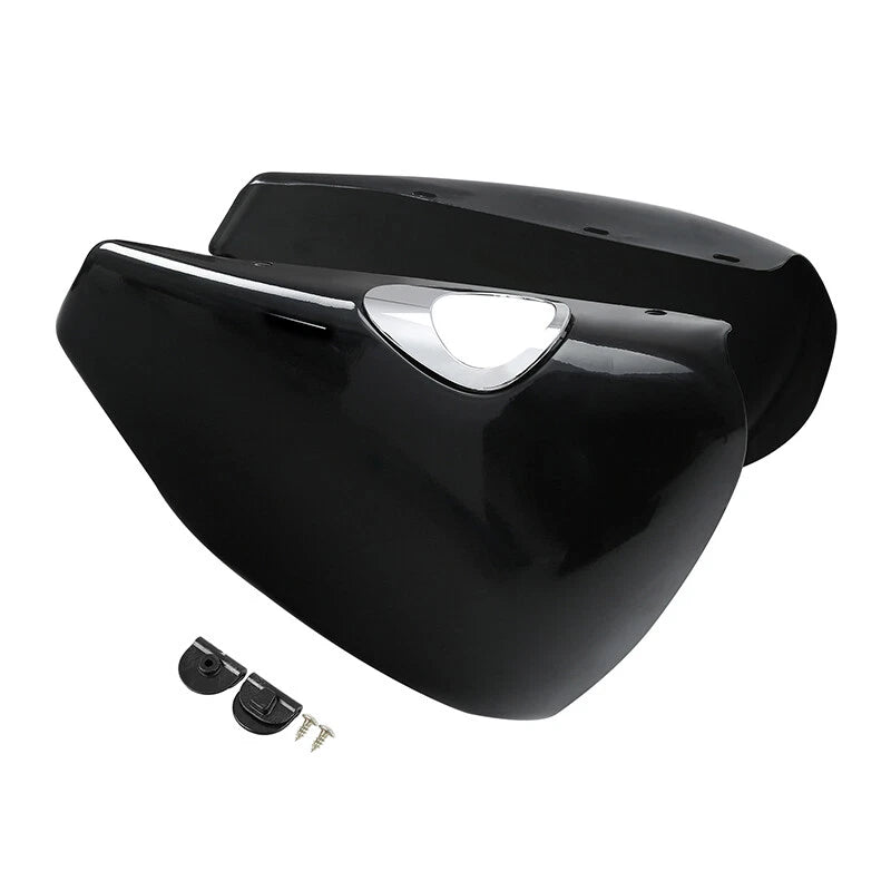 Left Right Side Battery Cover Fit For Harley Sportster 883 Custom XL883C 04-09