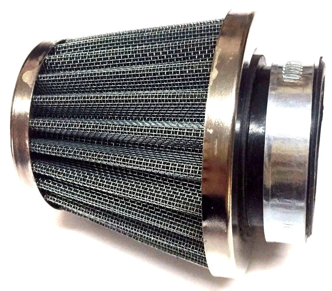 New 35MM Chrome Air Filter For Honda CRF50 CRF70 Coolster QG Yamaha Dirt Bike