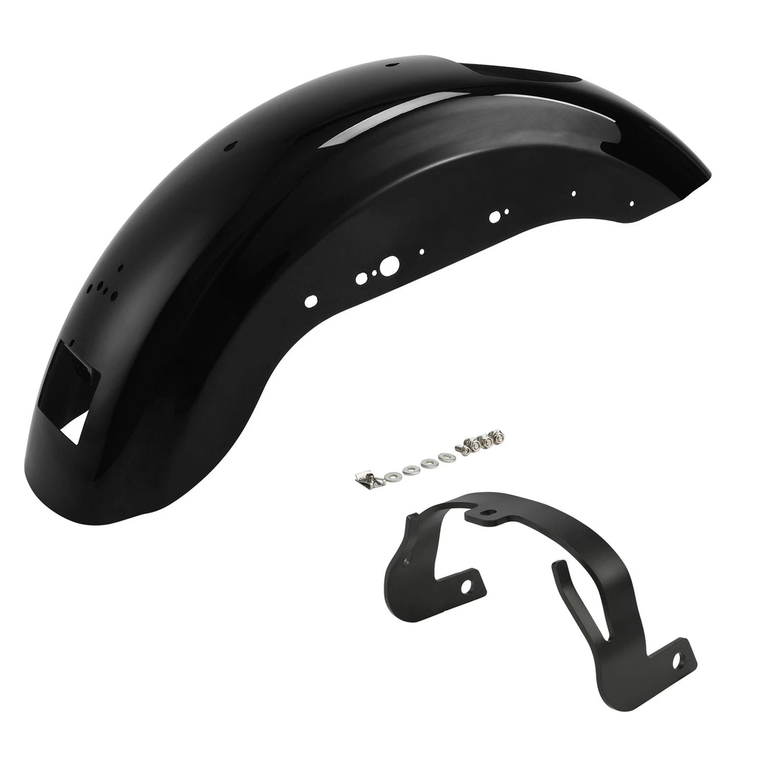 Vivid Black Rear Fender Mount Bracket Fit For Harley Sportster XL 883 1200 07-09