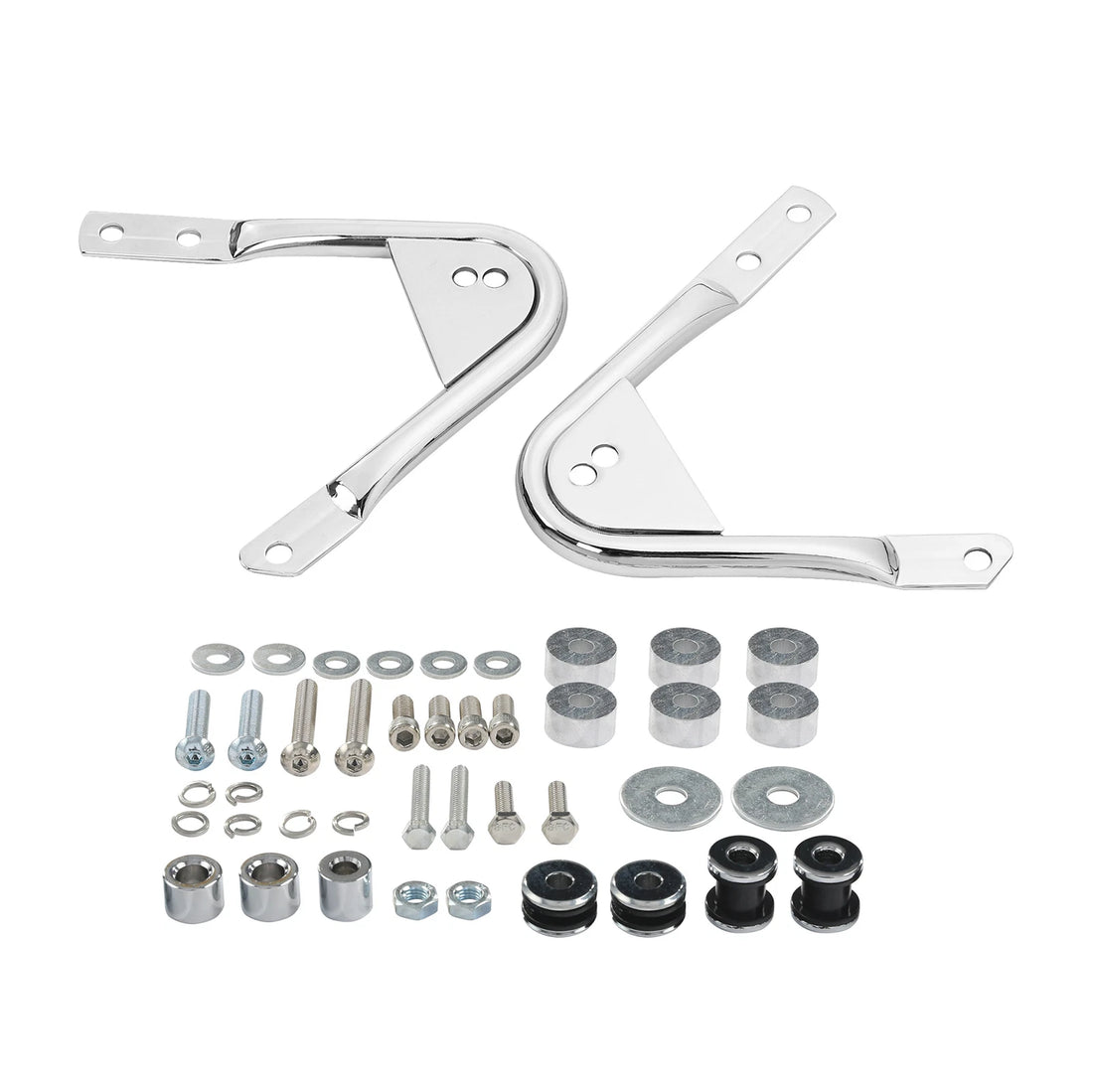 Detachable 2-Up Luggage Rack Docking Hardware Kit Fit For 97-08 Harley Touring