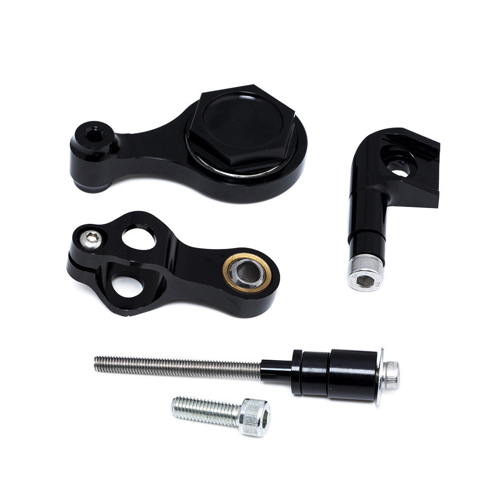 Motorcycle Black CNC Steering Damper Bracket Mounting For Yamaha YZF R6 06-2011