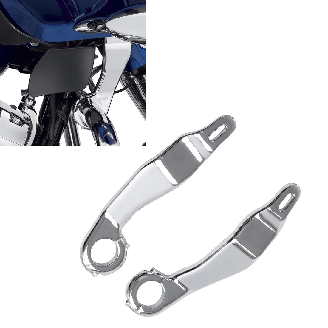 Chrome Fairing Supports Kit Fit For Harley Road Glide Fltrx 2015-2023