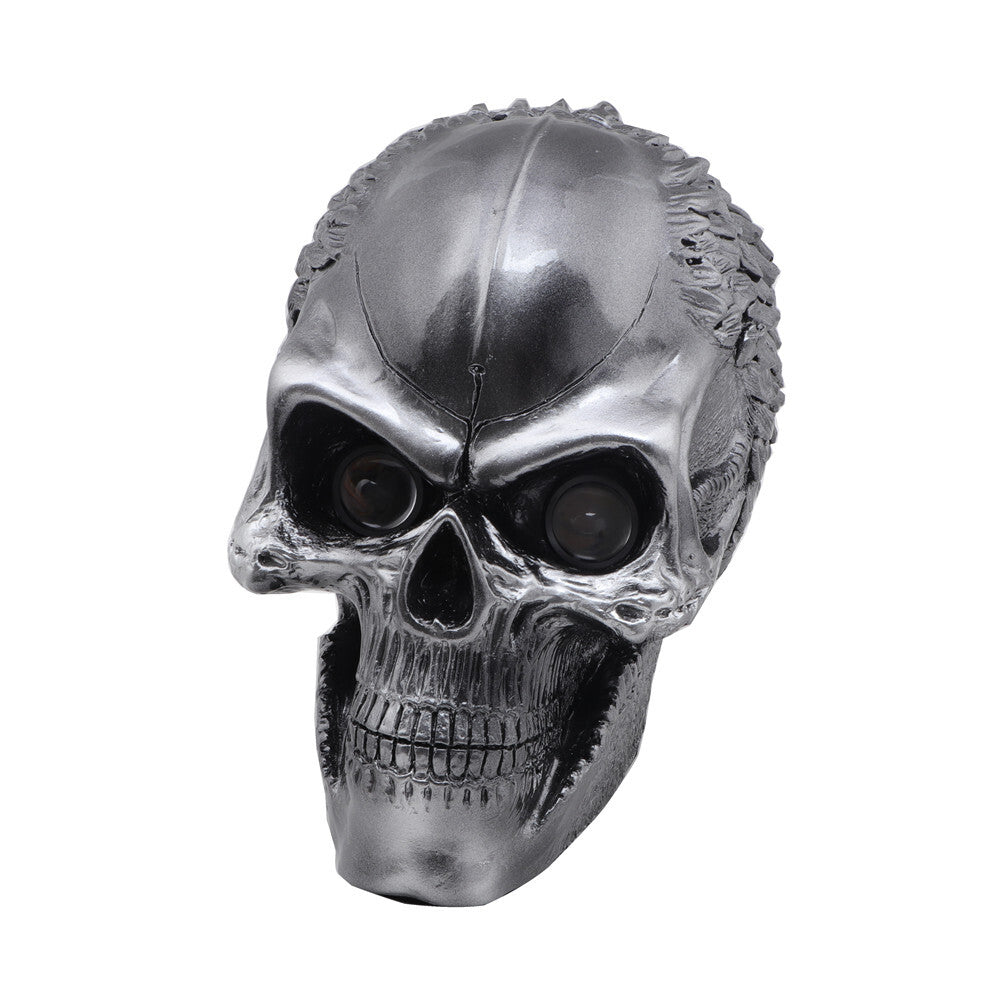 Motorcycle LED Retro Skull Headlight Lamp For Harley Choppers Cruiser Custom