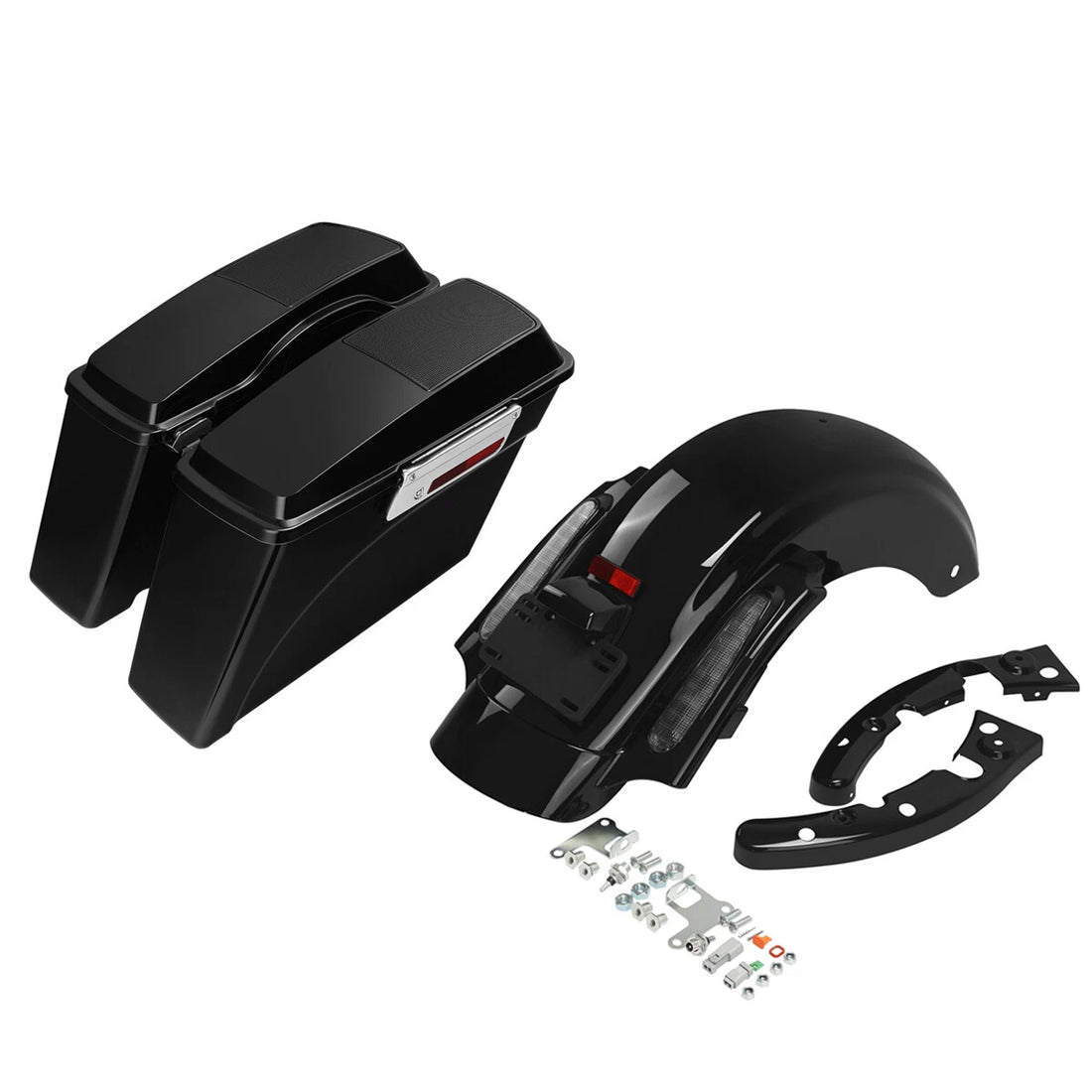 Saddlebags 6x9" Speaker Lid & Rear Fender Fit For Harley Electra Glide 2009-2013