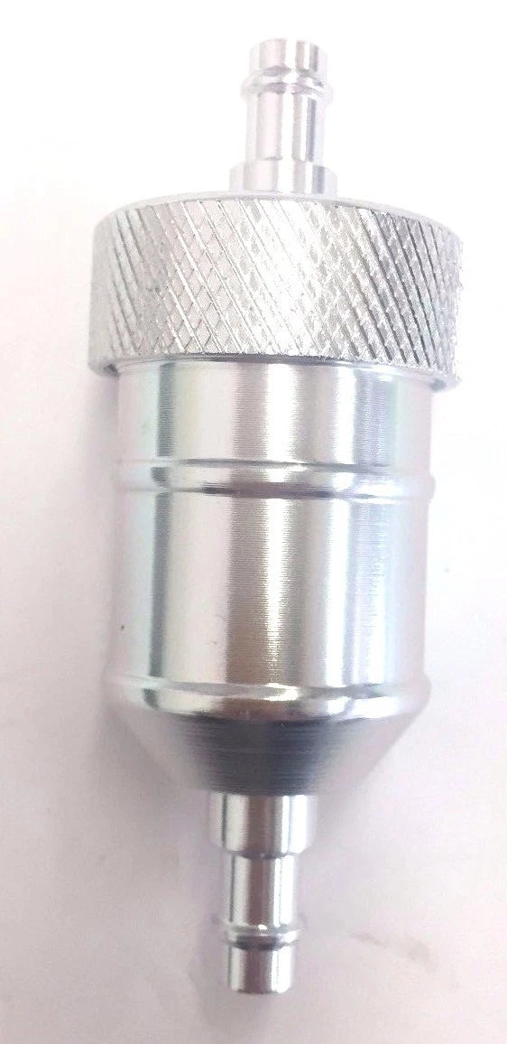 Filtro DE Combustible DE Aluminio Cromado Filtro Reutilizable DE Gas DE 1/4" 5/1