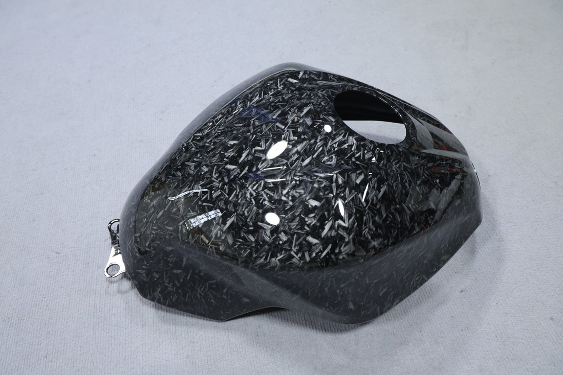 Forged Carbon Fiber Fuel Gas Tank Cover Fairing For Kawasaki Ninja 300 2013-2017
