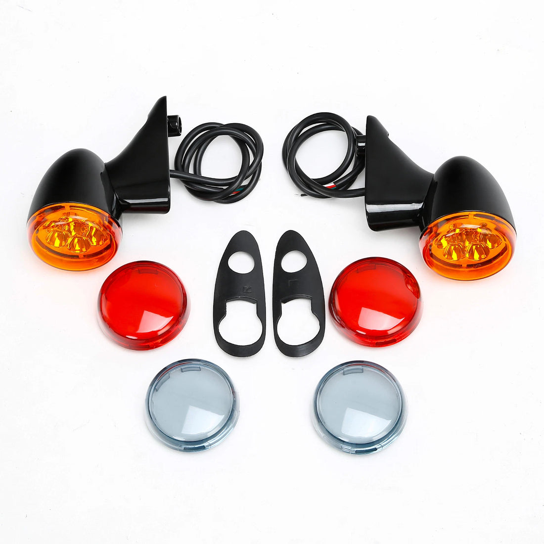 Turn Signals Light Bracket 4 Wires Fit For Harley Touring Road Glide Fltrx 15-24