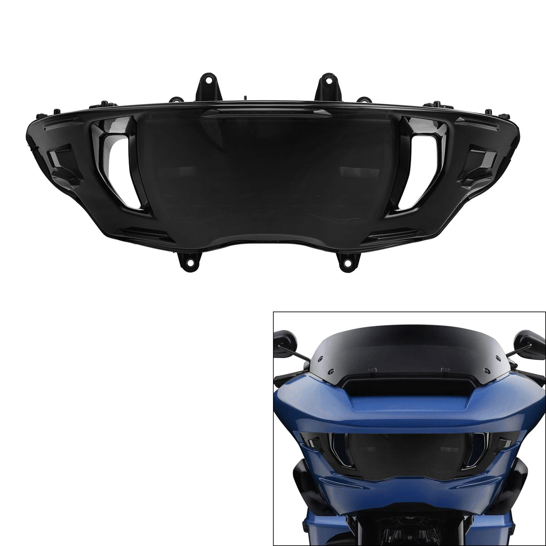Front LED Headlight Fit For Harley CVO Road Glide 2023-2026