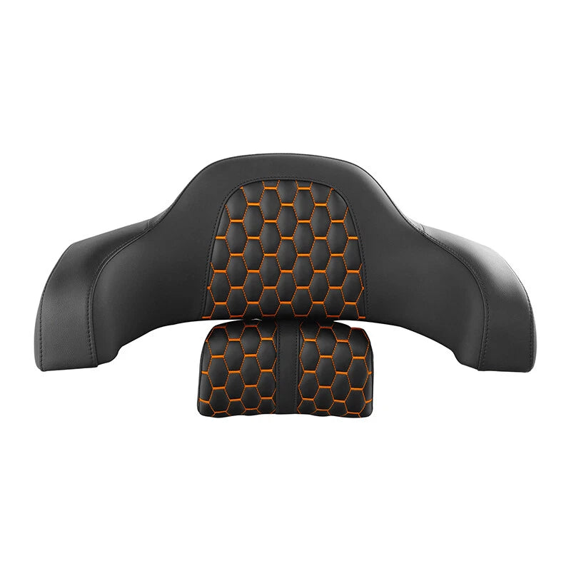 Rear Trunk Passenger Backrest Fit For Indian Chieftain 2014-23 Black Orange
