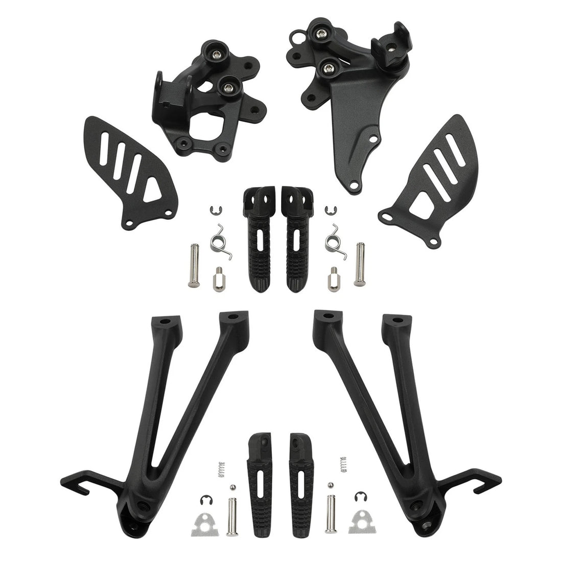 Driver Passenger Footrests Bracket Kit Fit For Suzuki GSXR600 GSXR750 2006-2007