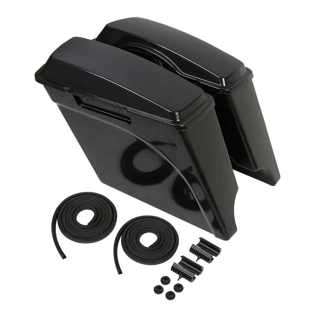 Unpainted 5" Stretched Saddlebags Fit For Harley Touring 1993-2013 Road Glide