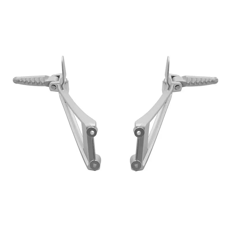 Fit For 2020-2024 2025 Aprilia RS660 New Passenger Rear Foot Pegs Bracket Silver