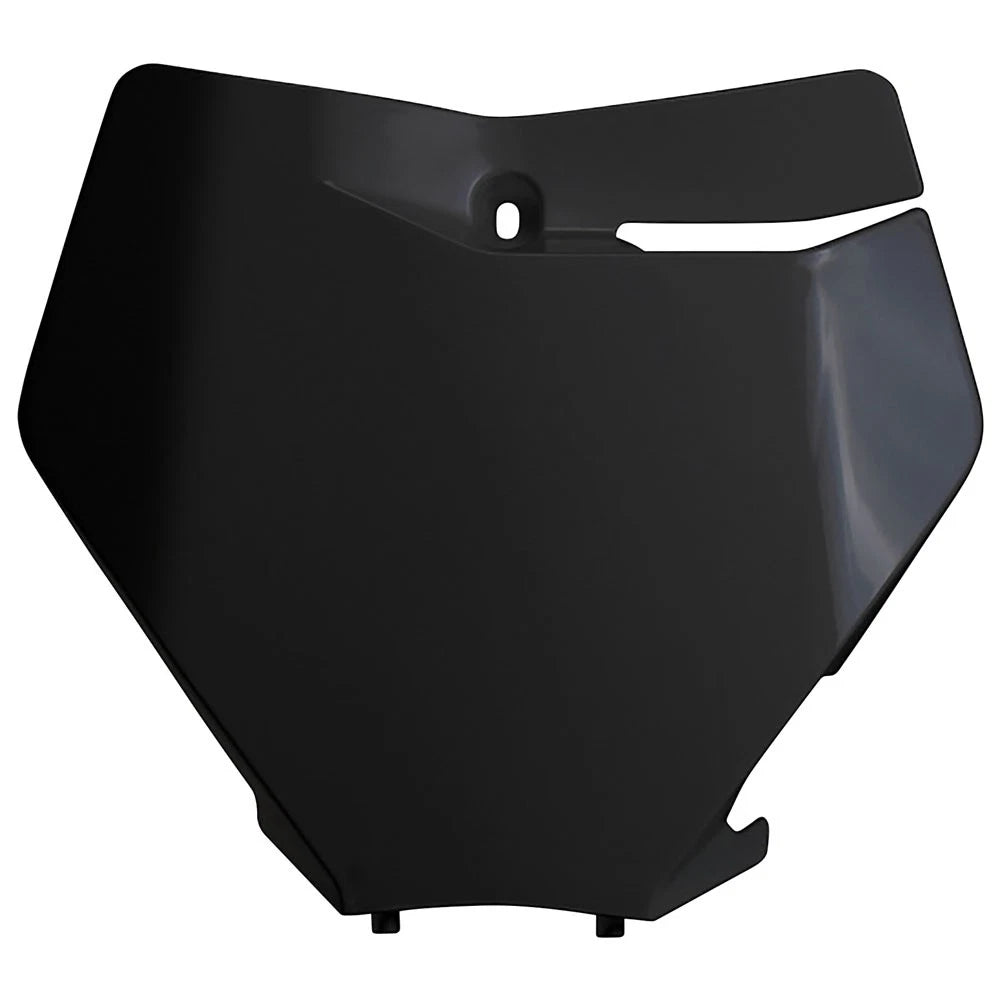 UFO Front Number Plate Black For KTM 450 SX-F 2019-2022