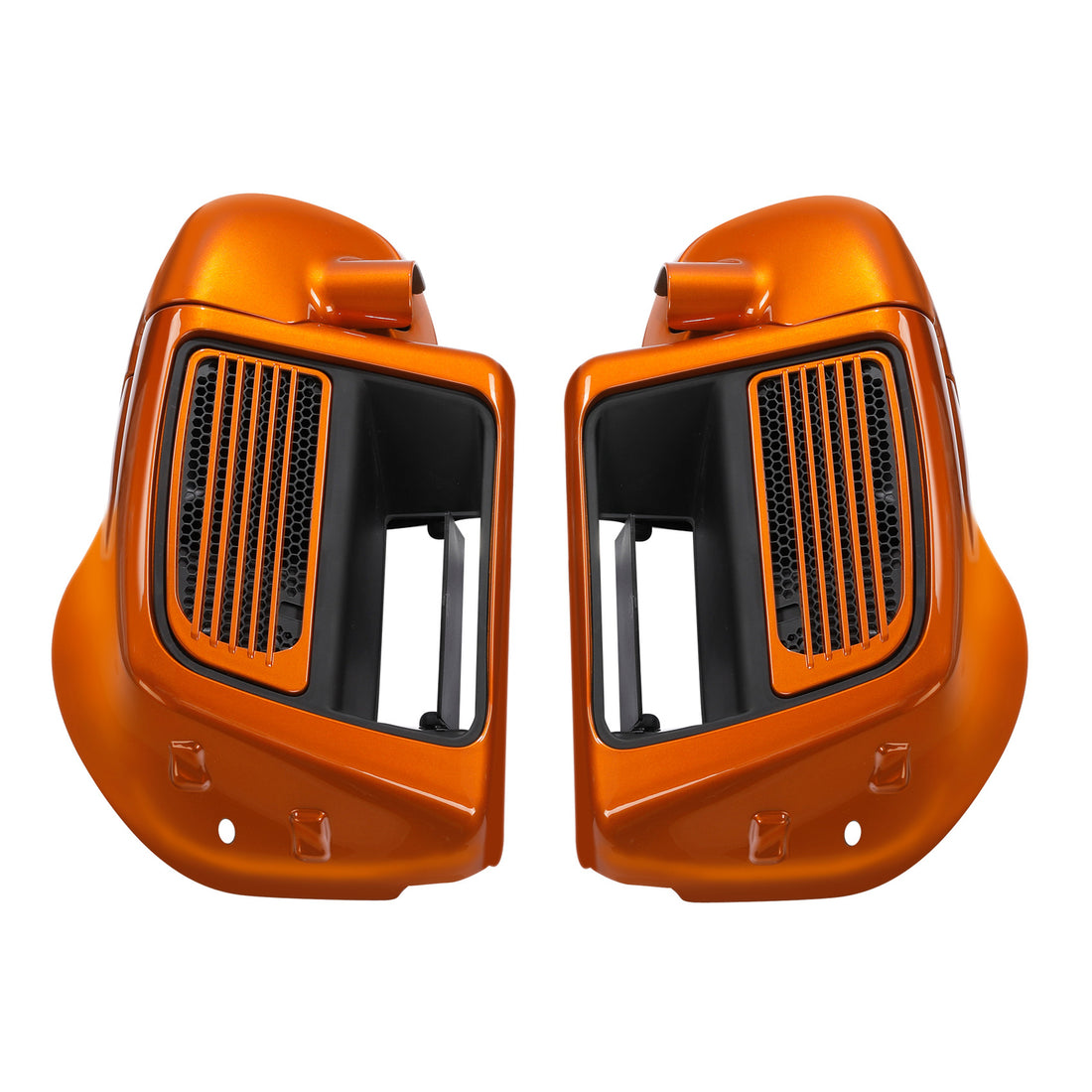 Lower Vented Fairings Fit For Harley Touring 14-2023 Scorched Orange/Black Denim